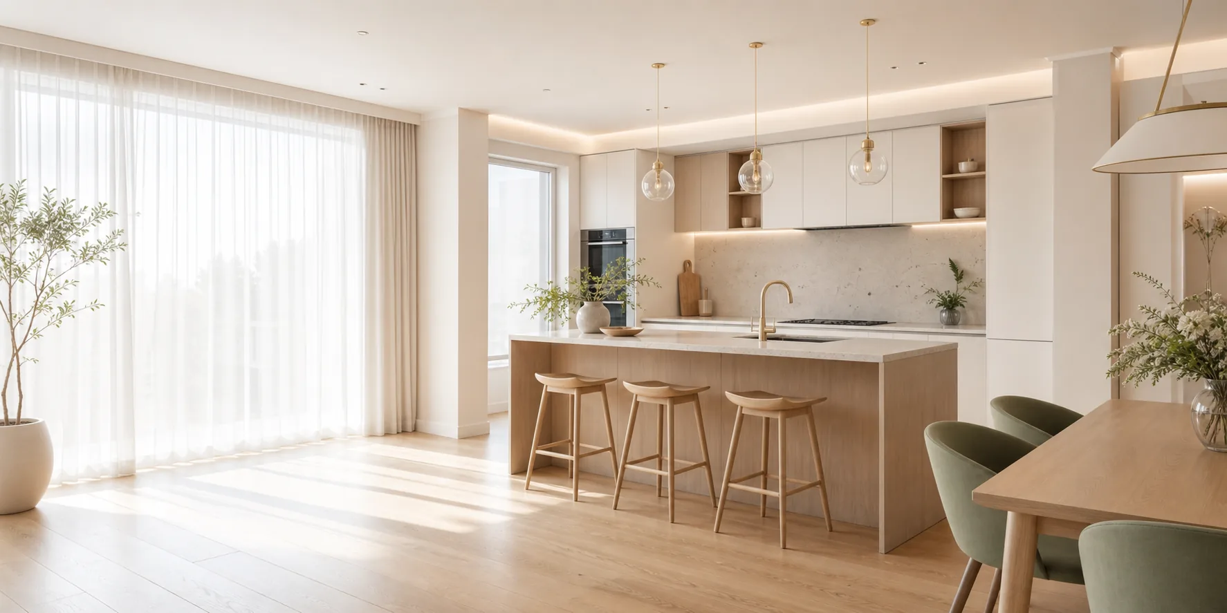 WEVE DESIGN 밝은 주방 인테리어